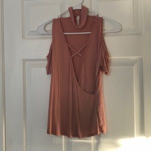 Cute pink top perfect for a night out